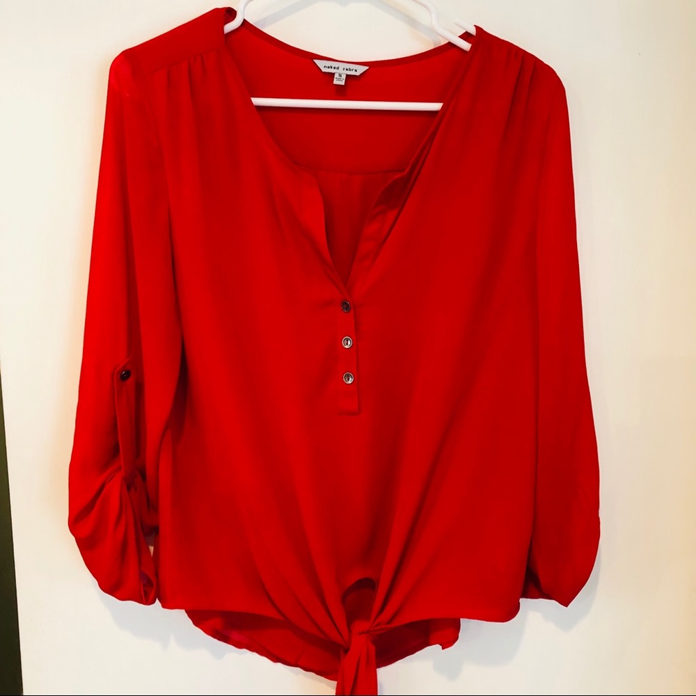 Naked Zebra Small Blouse